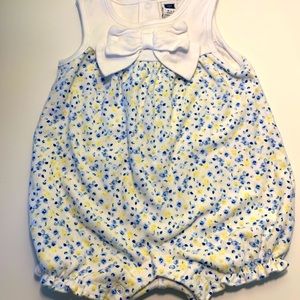 Janie and Jack floral romper